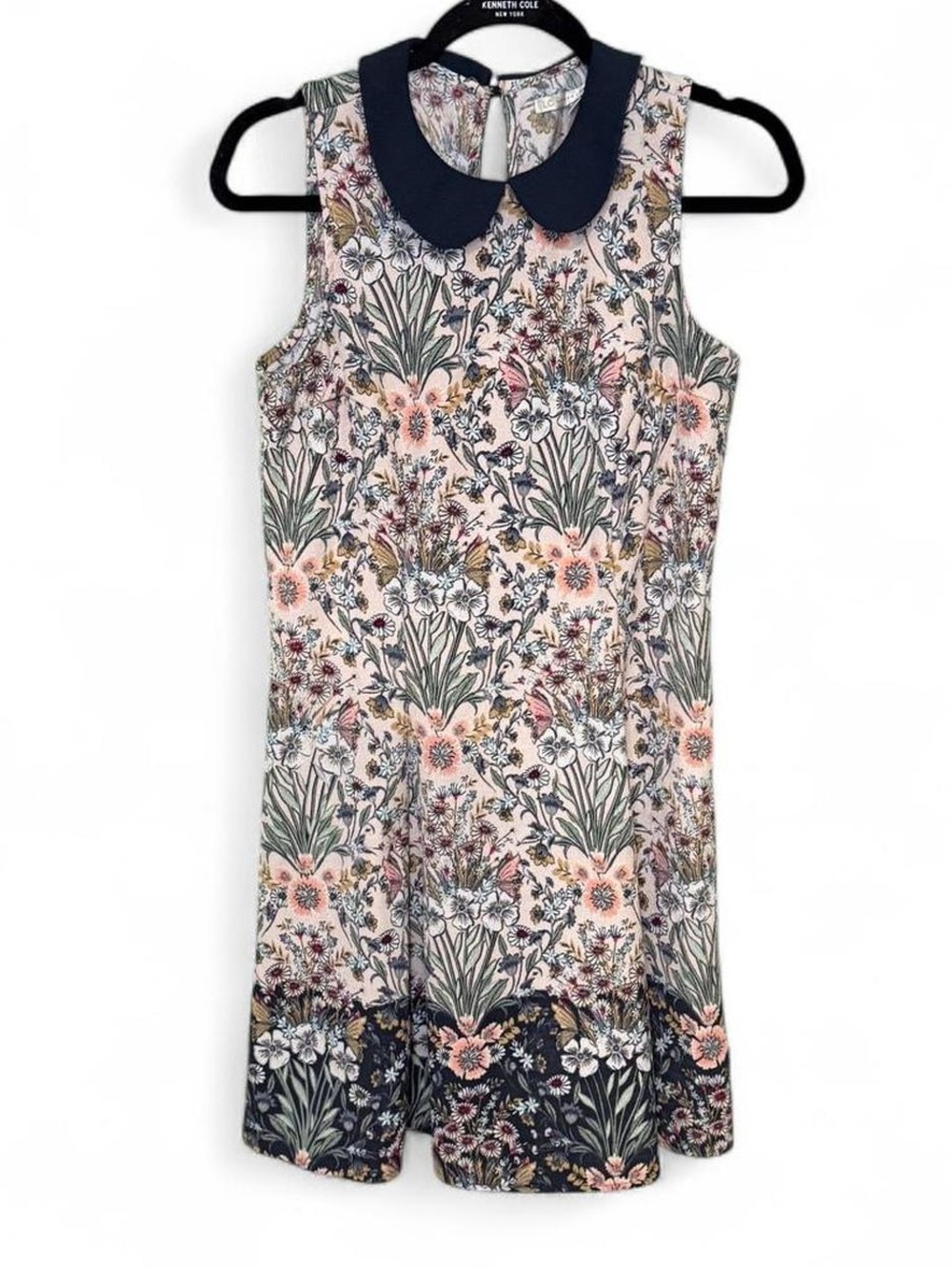 Lauren Conrad Floral Sleeveless Peter Pan Collar Dress - Size 8